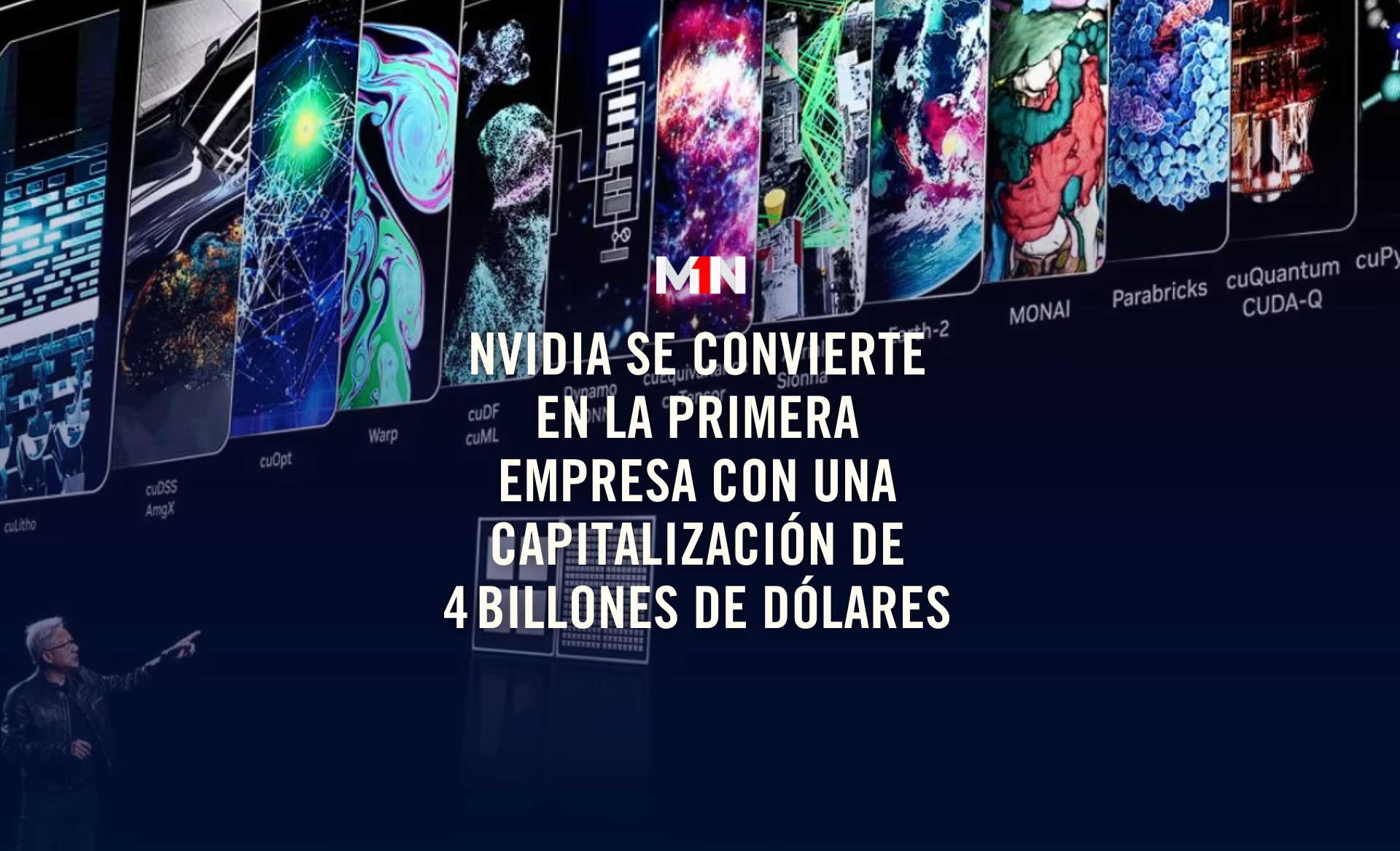 Nvidia se convierte en la primera empresa con una capitalización de 4 ...
